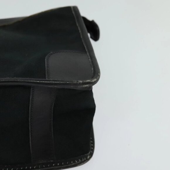 GUCCI GG Canvas Clutch Bag Black Gold Auth 119645 - Picture 5 of 15